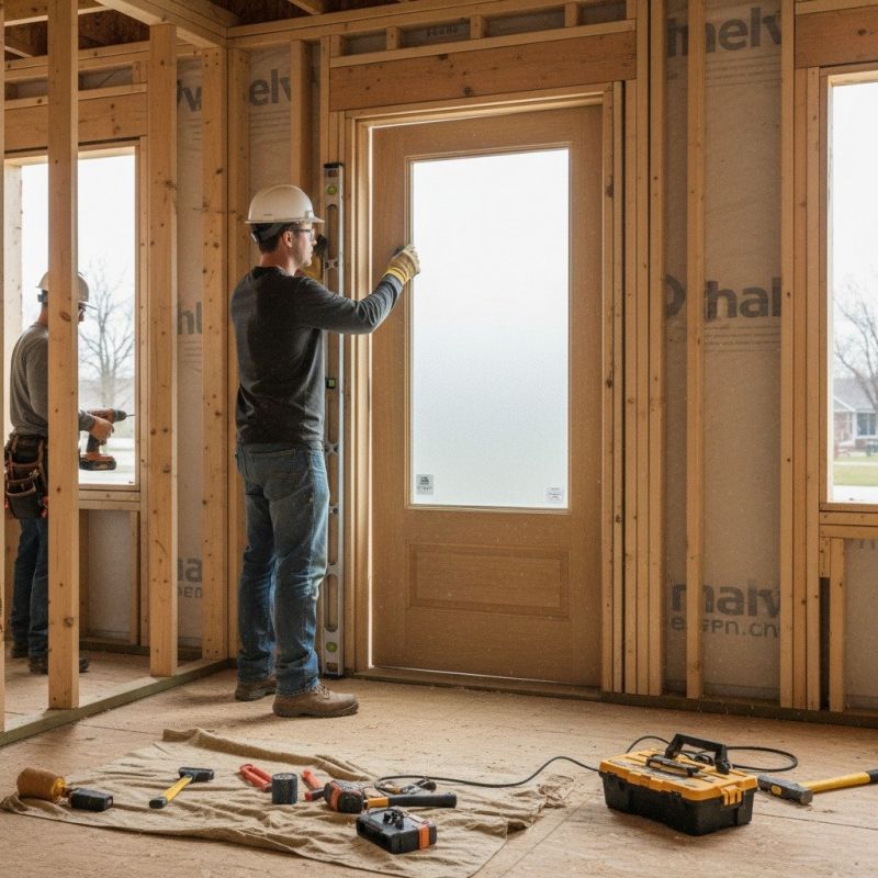 Cherry Door Installation