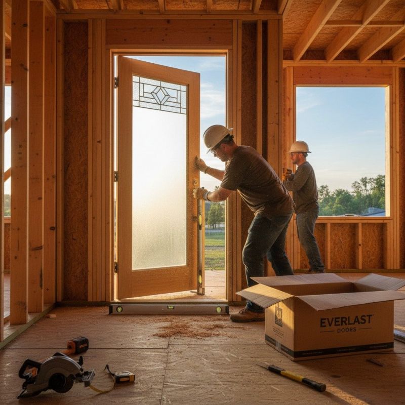 Front Door Installation detail