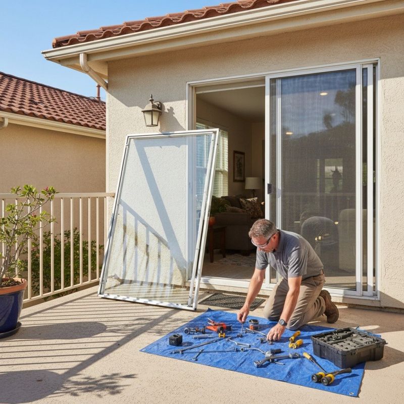 Sliding Glass Door Replacement detail