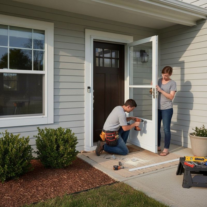 Storm Door Replacement detail
